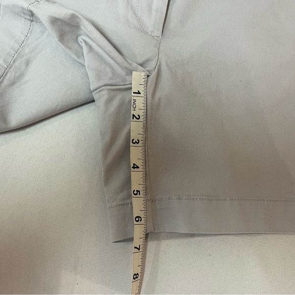 2/$20 -Loft Riviera Grey Casual Flat Front Mid Rise Preppy, Versatile Shorts - S - Picture 15 of 15